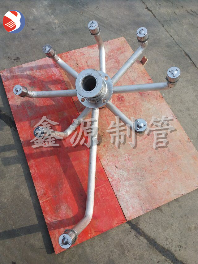 不銹鋼上布水器混床濾元離子交換器交叉進(jìn)水中排裝置進(jìn)堿樹脂捕捉